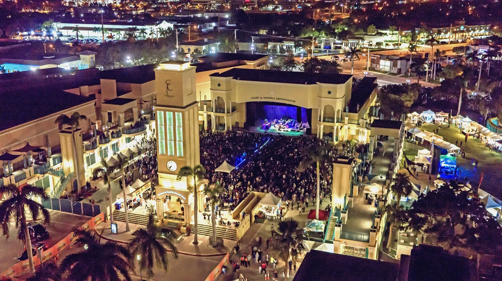 the Mizner Park Amphitheater 