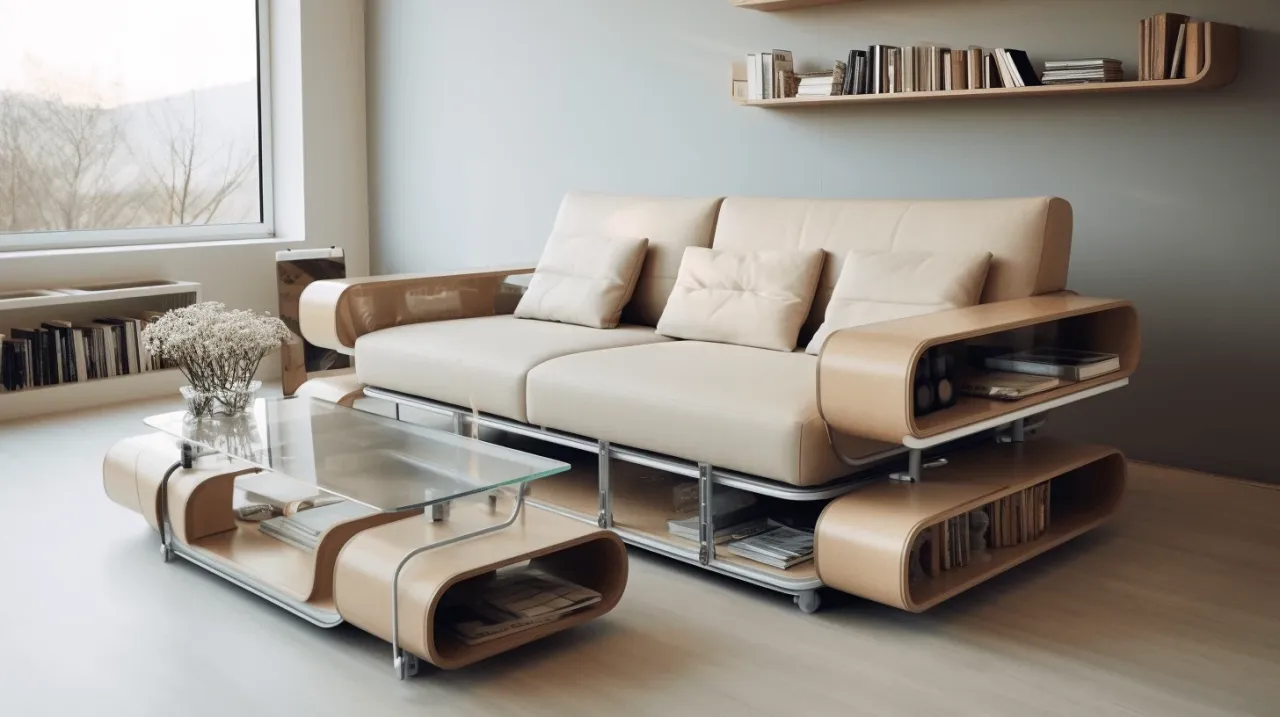 several other multifunctional furniture pieces can enhance