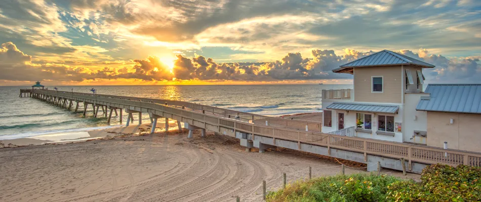 Fishing piear in Deerfield beach