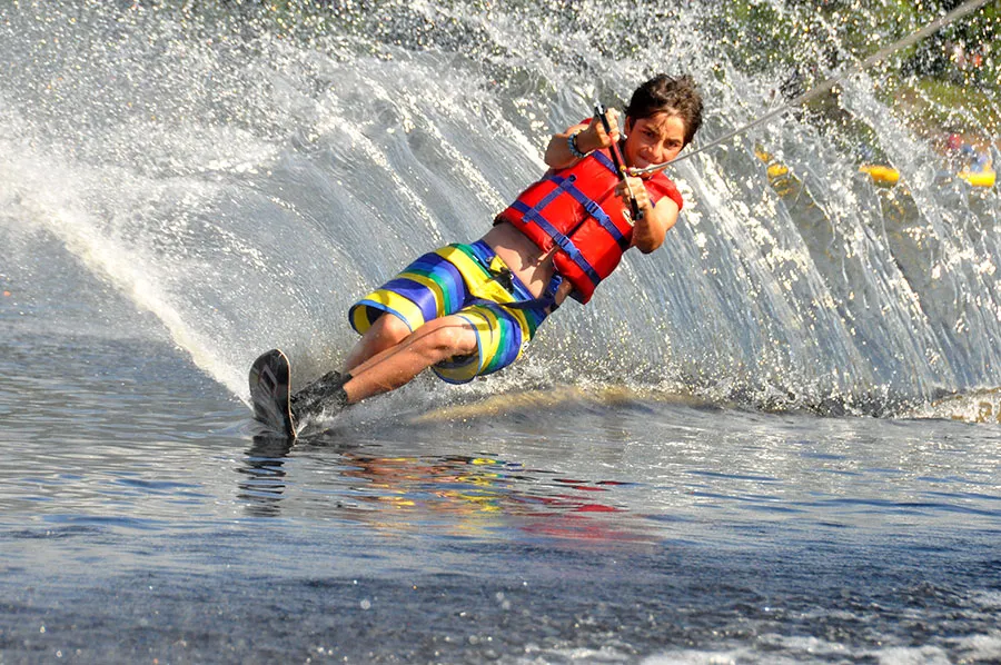 water skiing