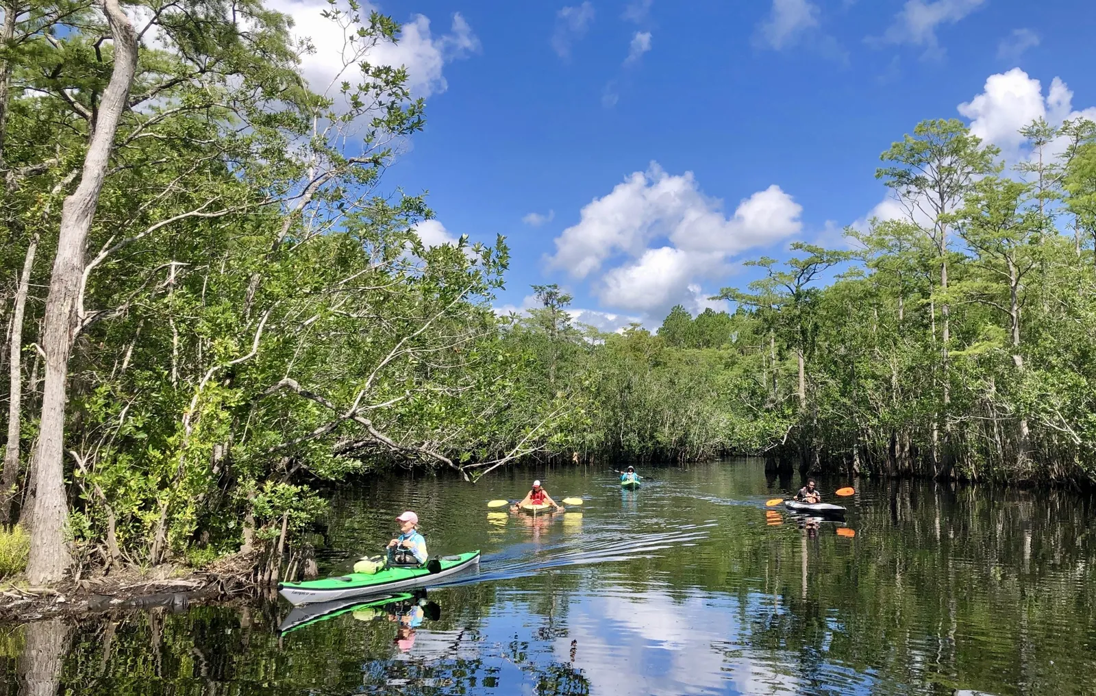 Graham Swamp kayaking rent homes in palm coast