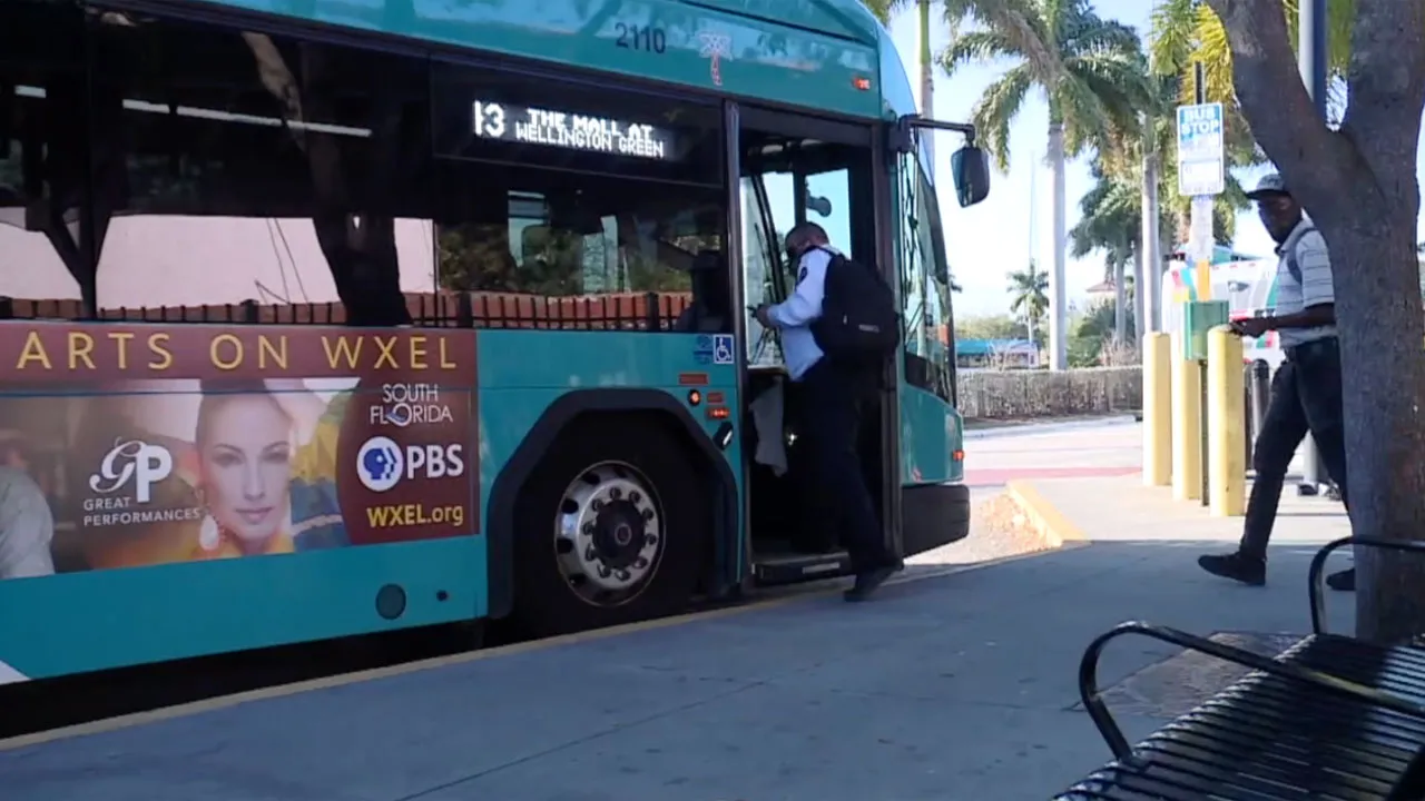 Bus in Boca Raton
