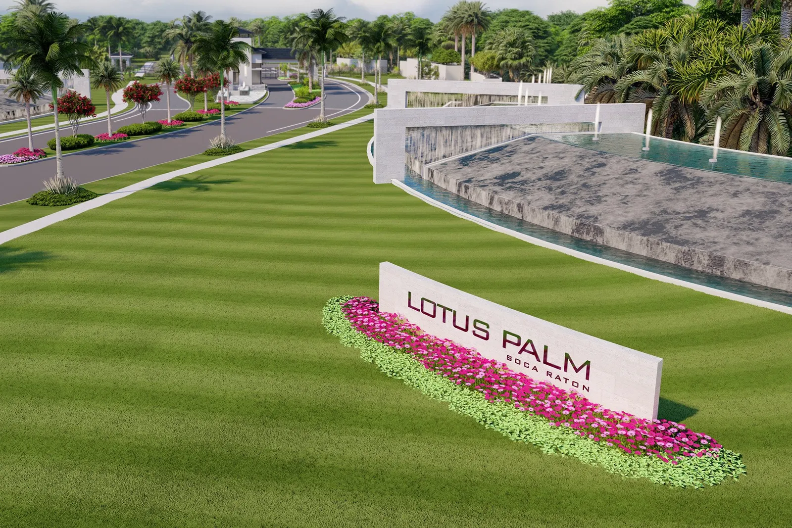 Lotus and Lotus Palm